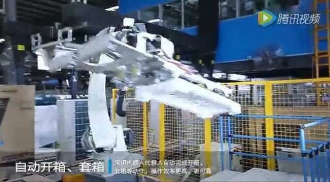 自动开箱，套箱